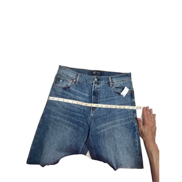Gap Womans distressed Crop-raw hems Jeans Sz 10 NWT - Picture 6 of 8